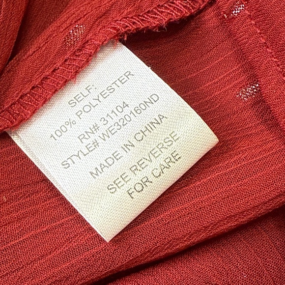 New Direction Curvy Sparkle Low Cut V-Neck Sheer Tunic Top 2X - Picture 12 of 13